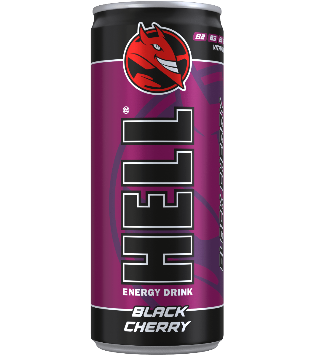 HELL ENERGY, BLACK CHERRY